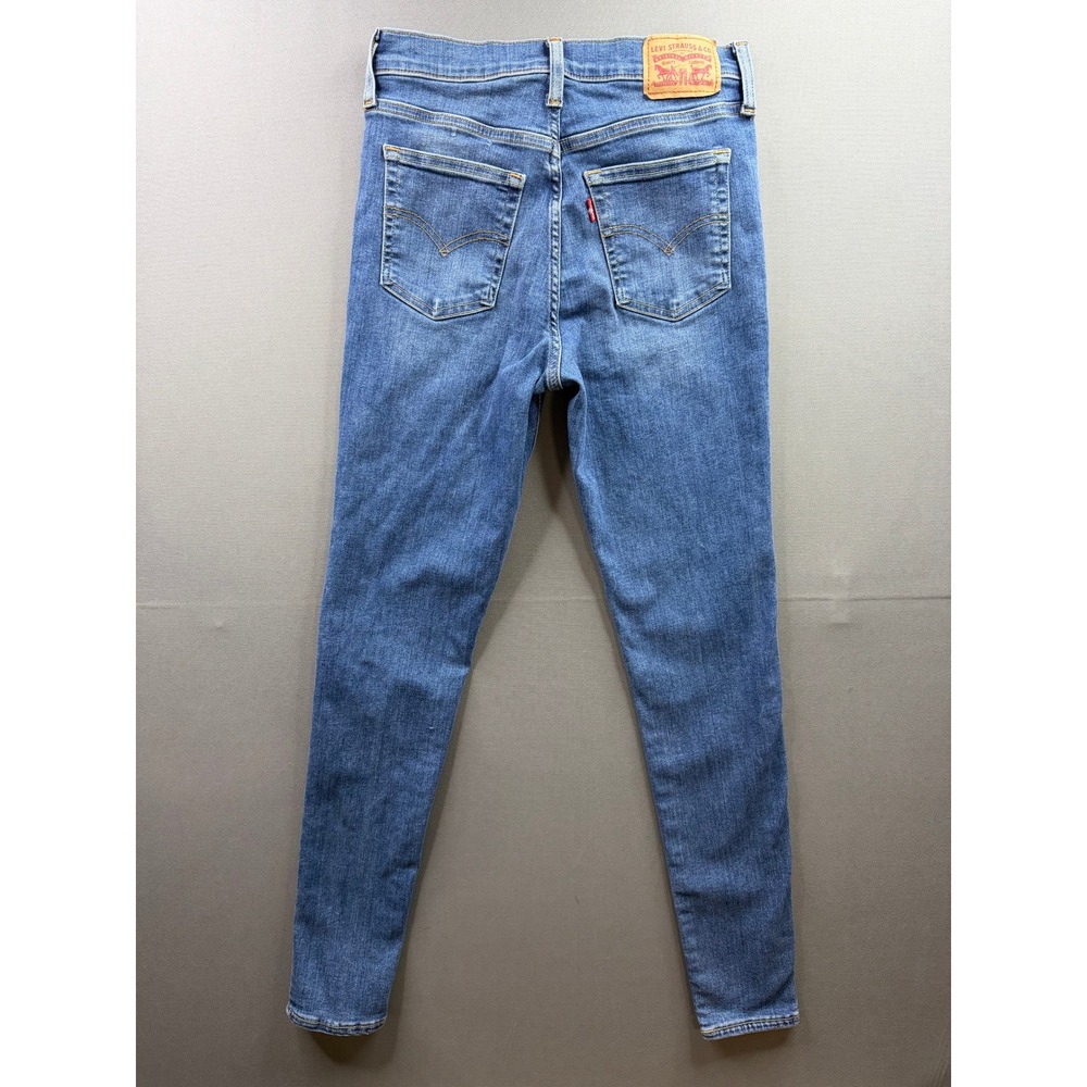 Levi's 720 High Rise Super Skinny Jeans Womens Blue Denim 28x29